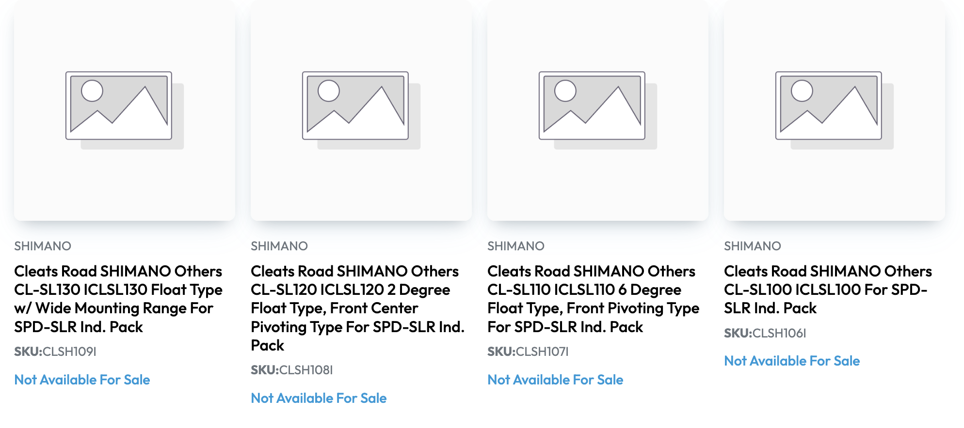 Shimano SPD-SLR screenshots – cleats