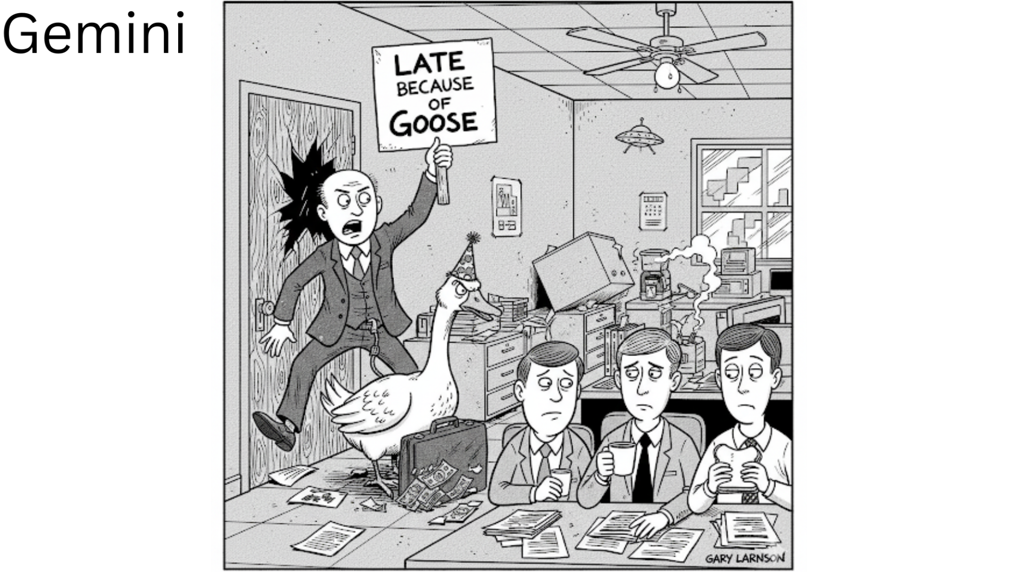 One-panel cartoon by Gemini