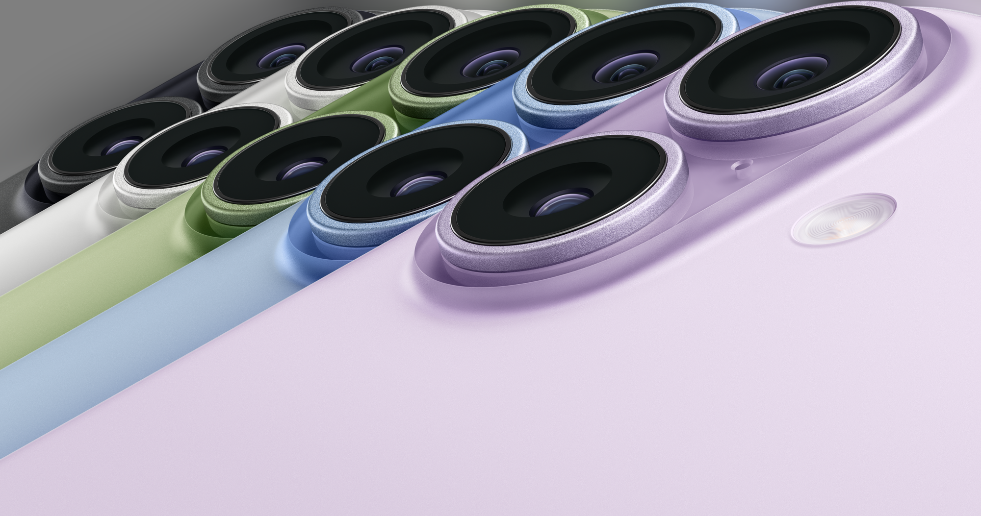 All iPhone 17 color variants.