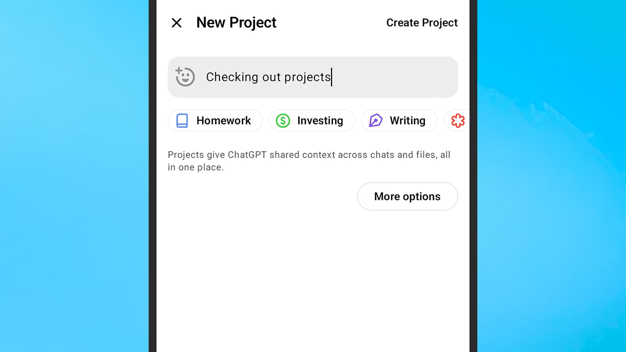 ChatGPT Projects