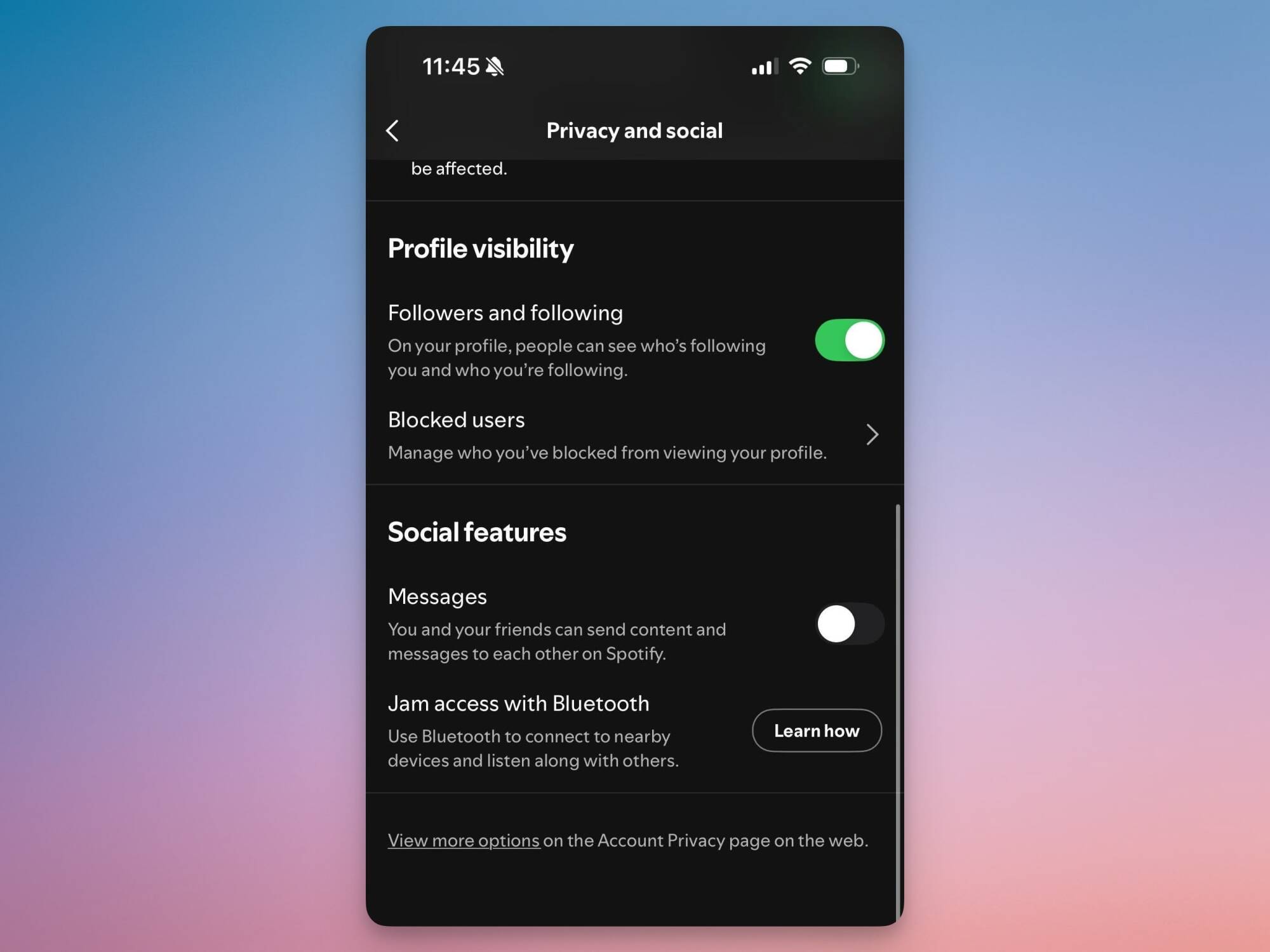 Disable Spotify DM.