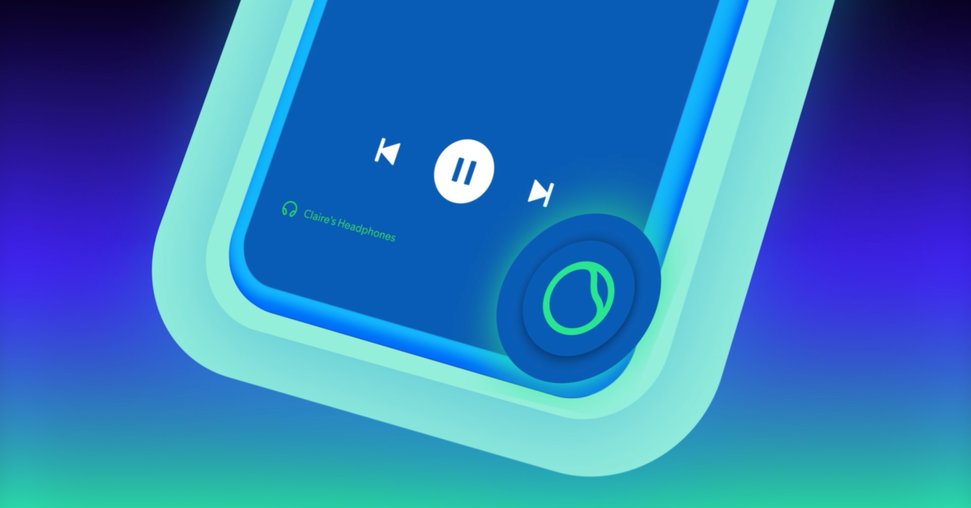 AI DJ button in Spotify.