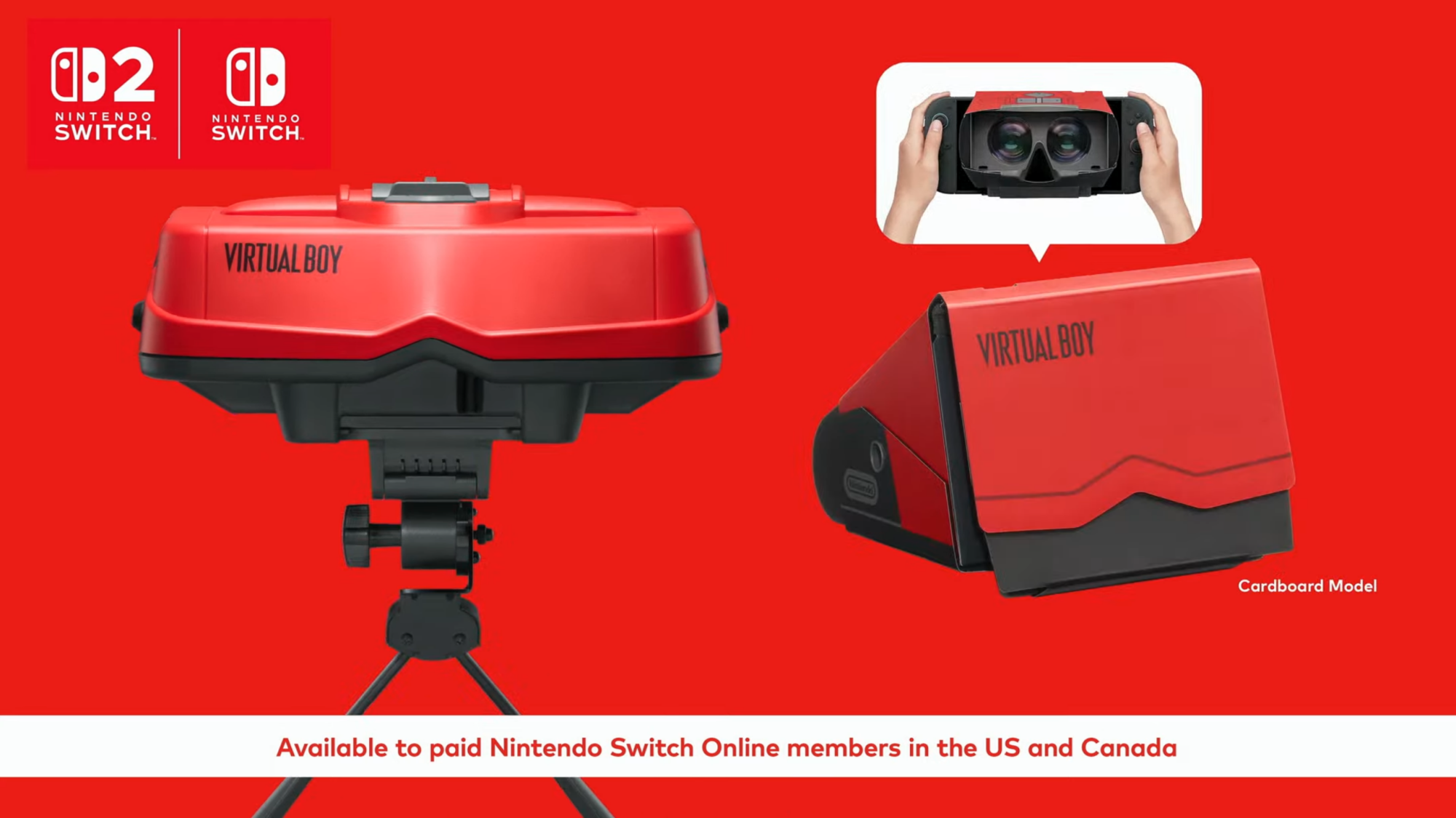 Virtual Boy accessories Switch Online