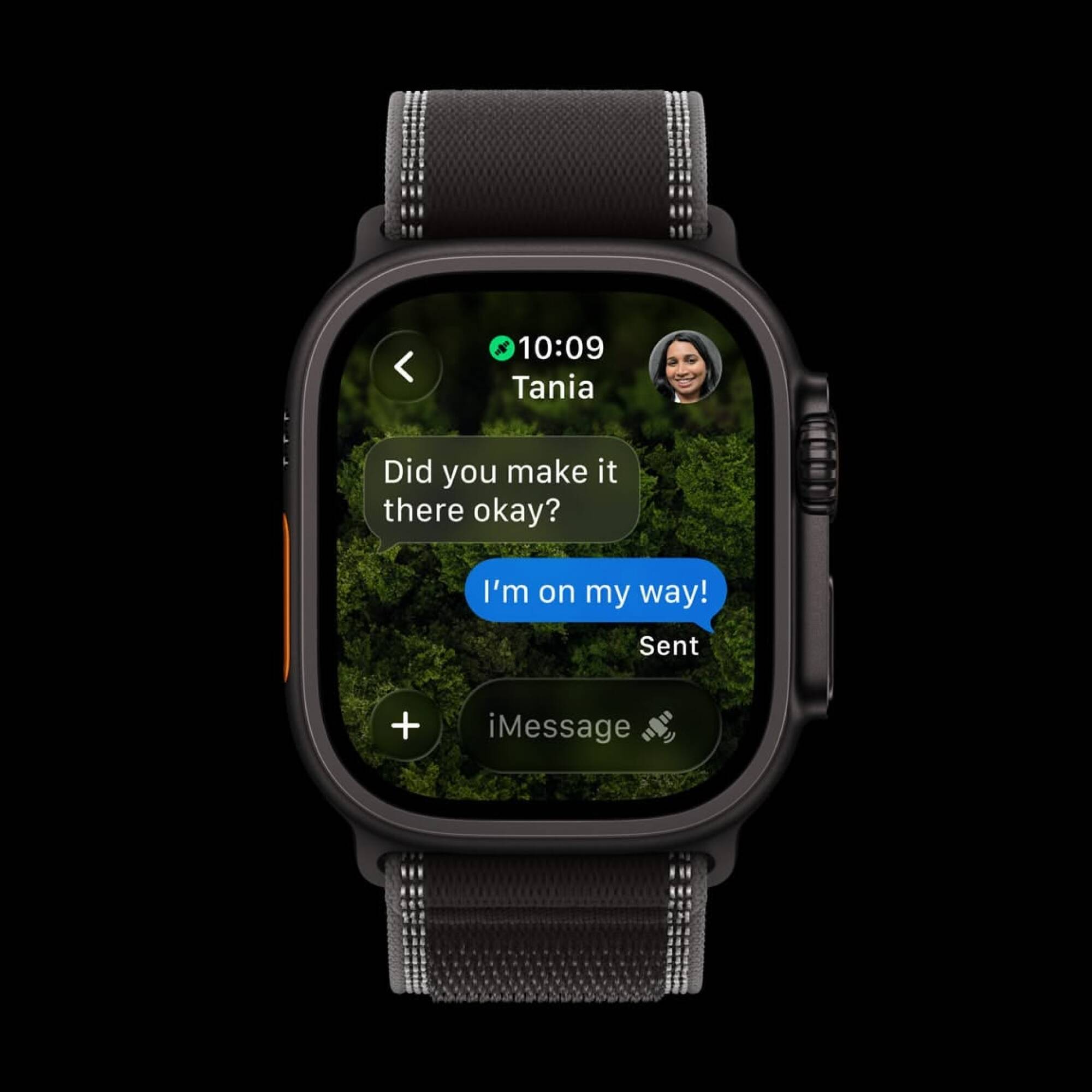 Apple Watch Ultra Satellite messaging.