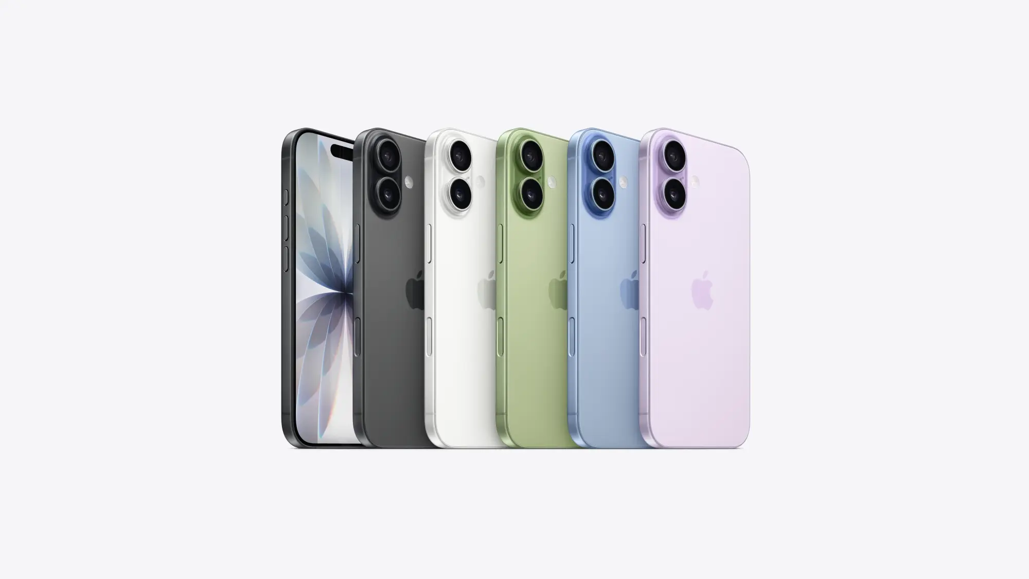 Multiple colors of the iPhone 17.