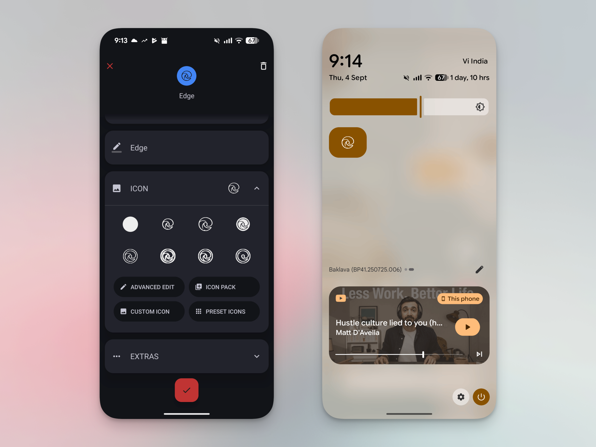 Creating Quick Settings tile for an app.