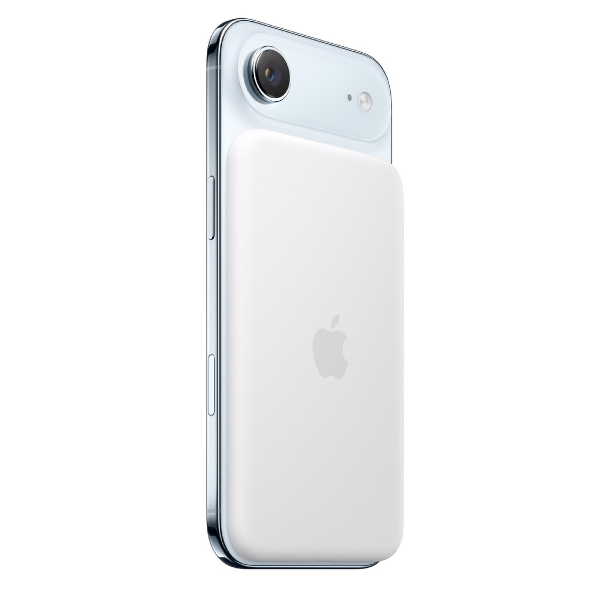 iPhone Air with MagSafe battery pack attached