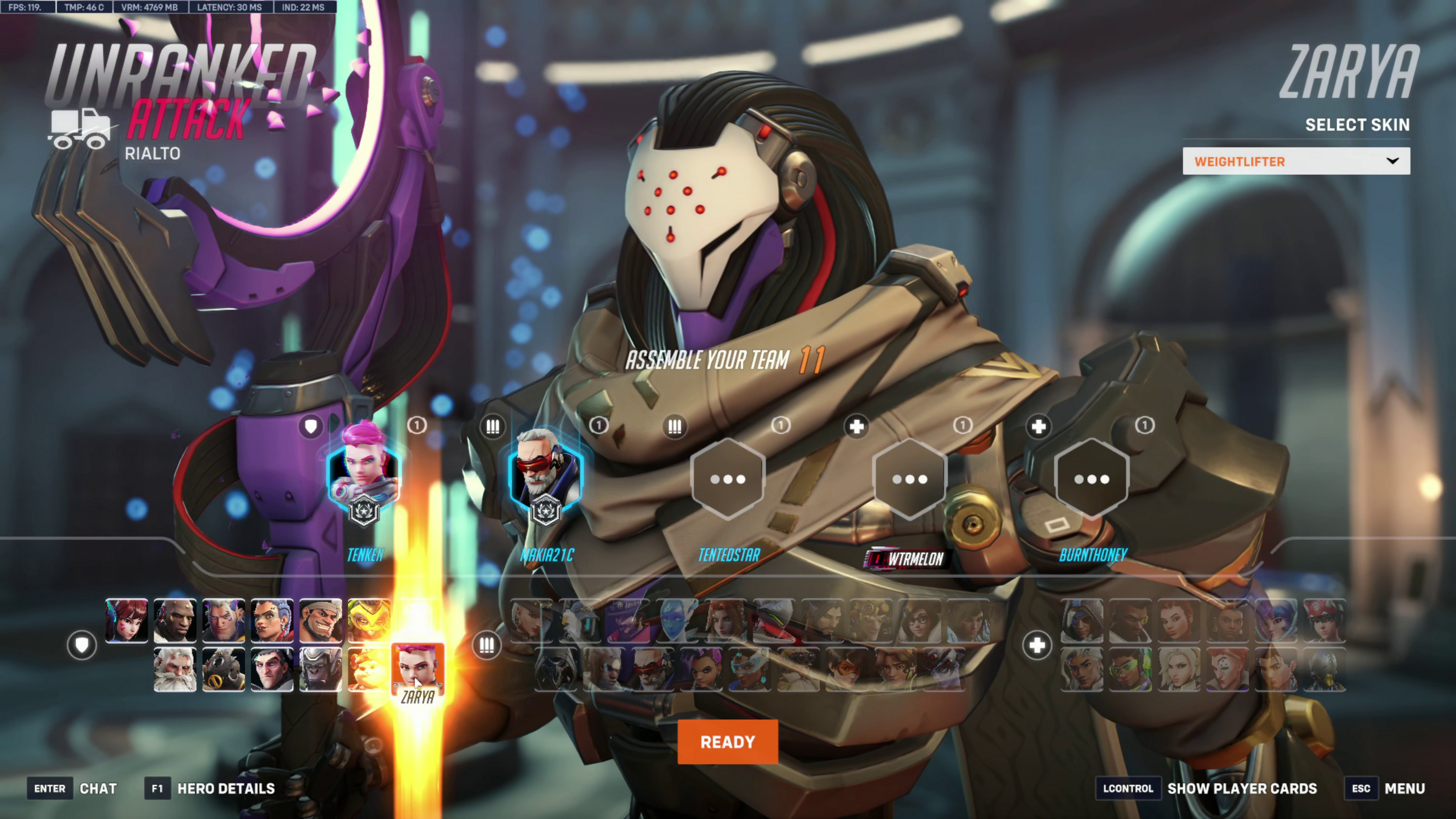 Playing Overwatch 2 on the GeForce Now RTX 5080 server