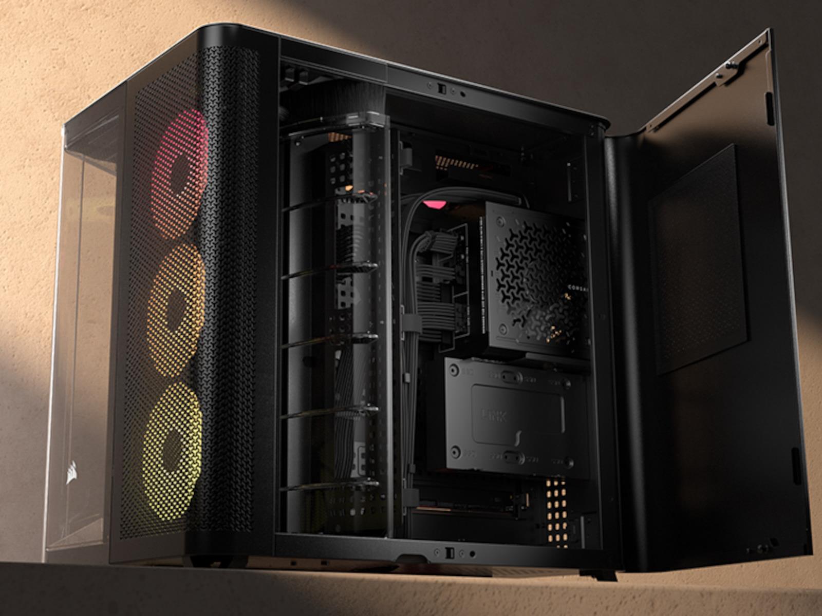 Corsair Unveils Air 5400 Triple-Chamber PC Case With Serious Cooling Chops And Glass Styling