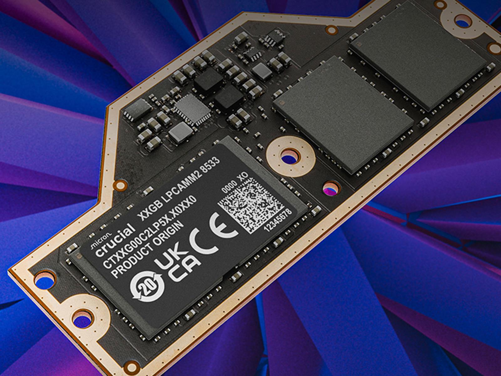 Crucial Unveils LPCAMM2 Memory At A Blistering 8533 MT/s For Next-Gen Laptops