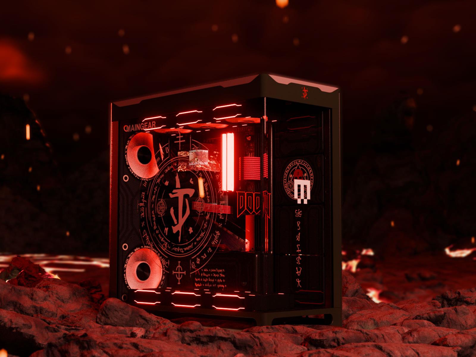 Maingear's Doom Edition PC Rocks Up To An RTX 5090 To Rain Hellfire On Your Foes