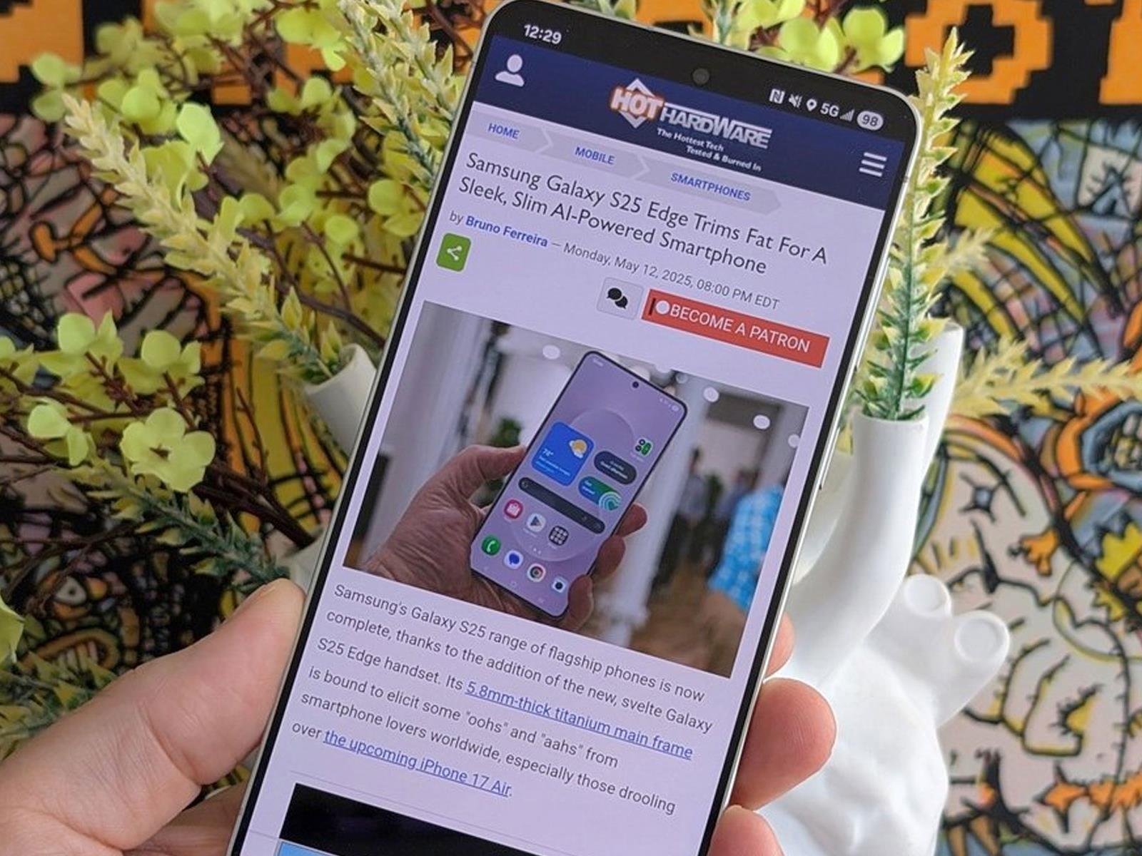 Samsung Galaxy S25 Edge Hits New Low At 40% Off For A Great Deal On Android