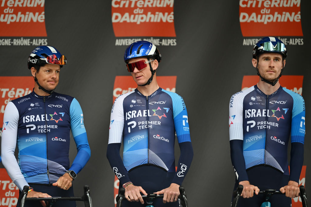 Israel–Premier Tech riders including Chis Froome.
