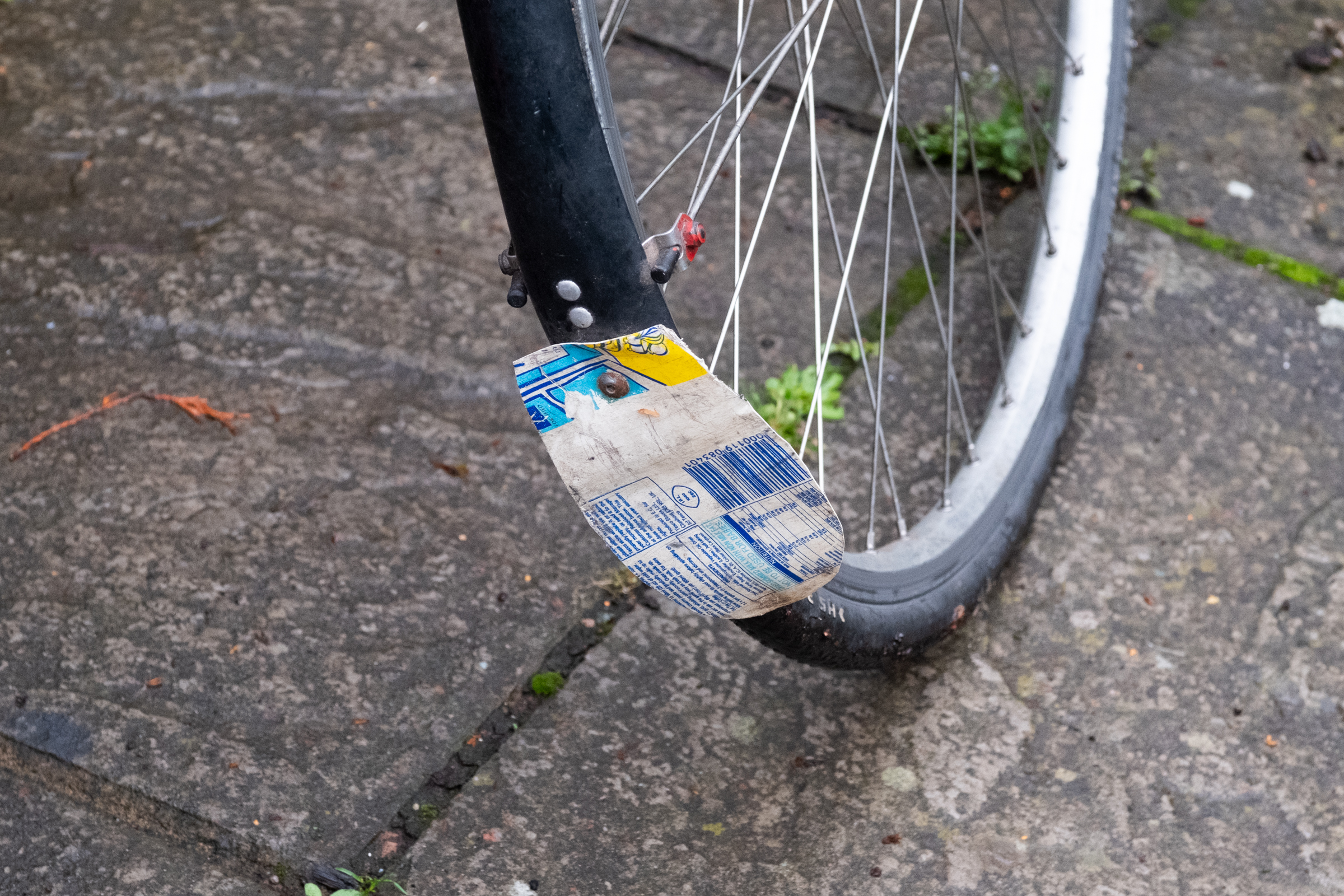 How to fit mudguards to a bike – tips and tricks – old school mudflap