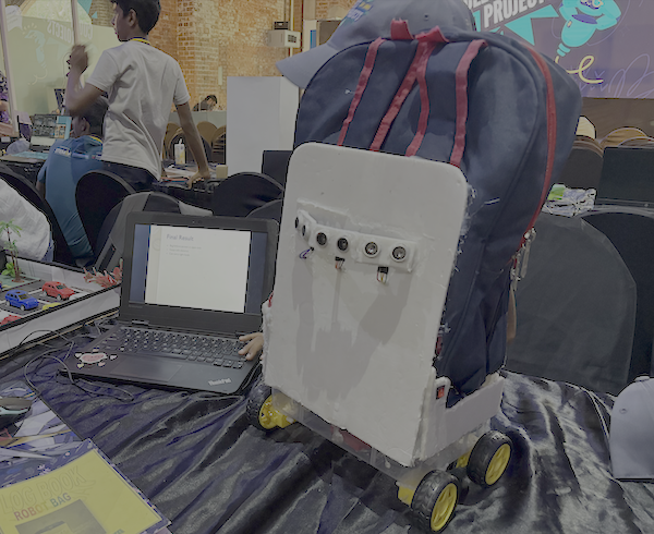 The Robot Bag project at Coolest Projects Sri Lanka.