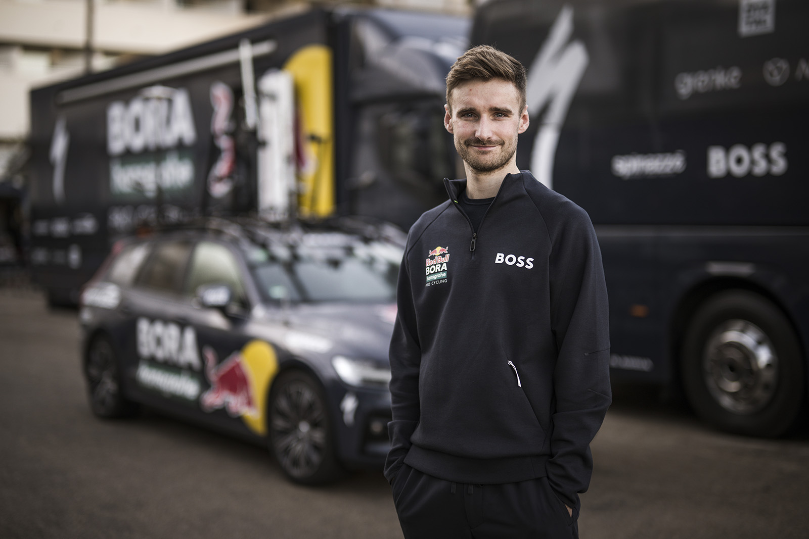 Dan Bigham head of engineering at the Red Bull-BORA-hansgrohe WorldTour team.