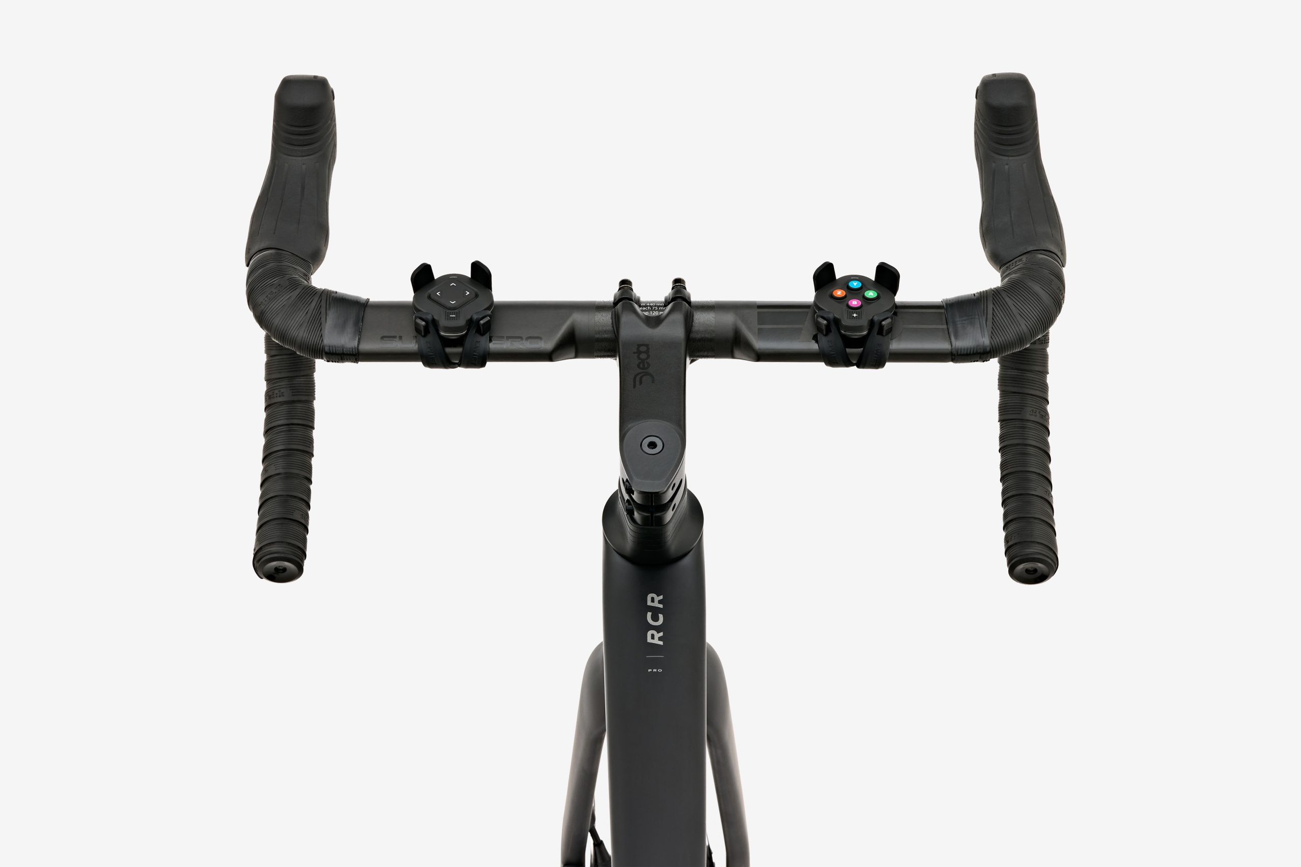 Zwift Click v2 controllers on Van Rysel RCR Pro handlebars