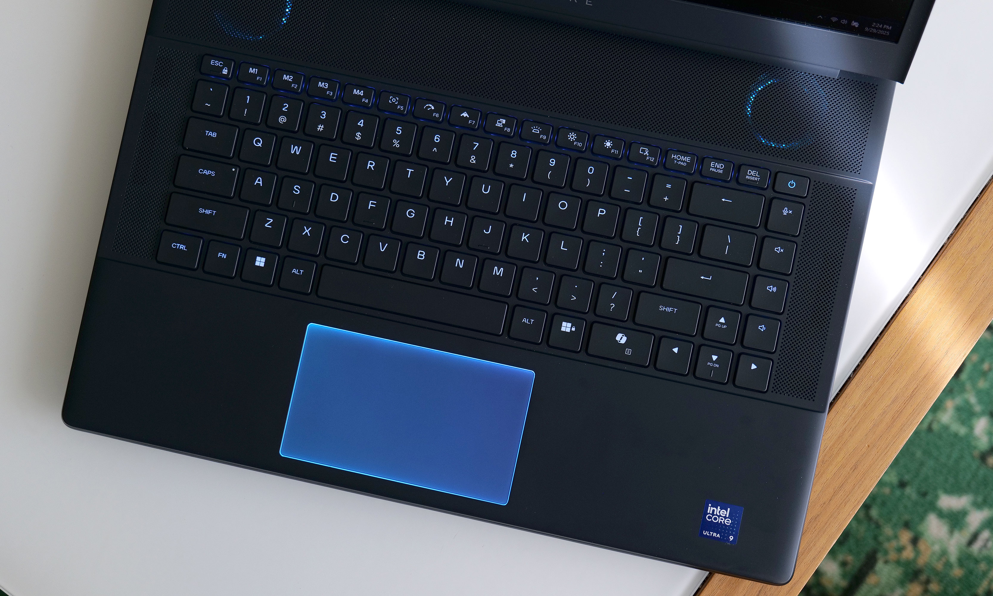 The Area-51 laptop features mechanical switches with lots of travel and customizable RGB lighting for both its keyboard and touchpad.