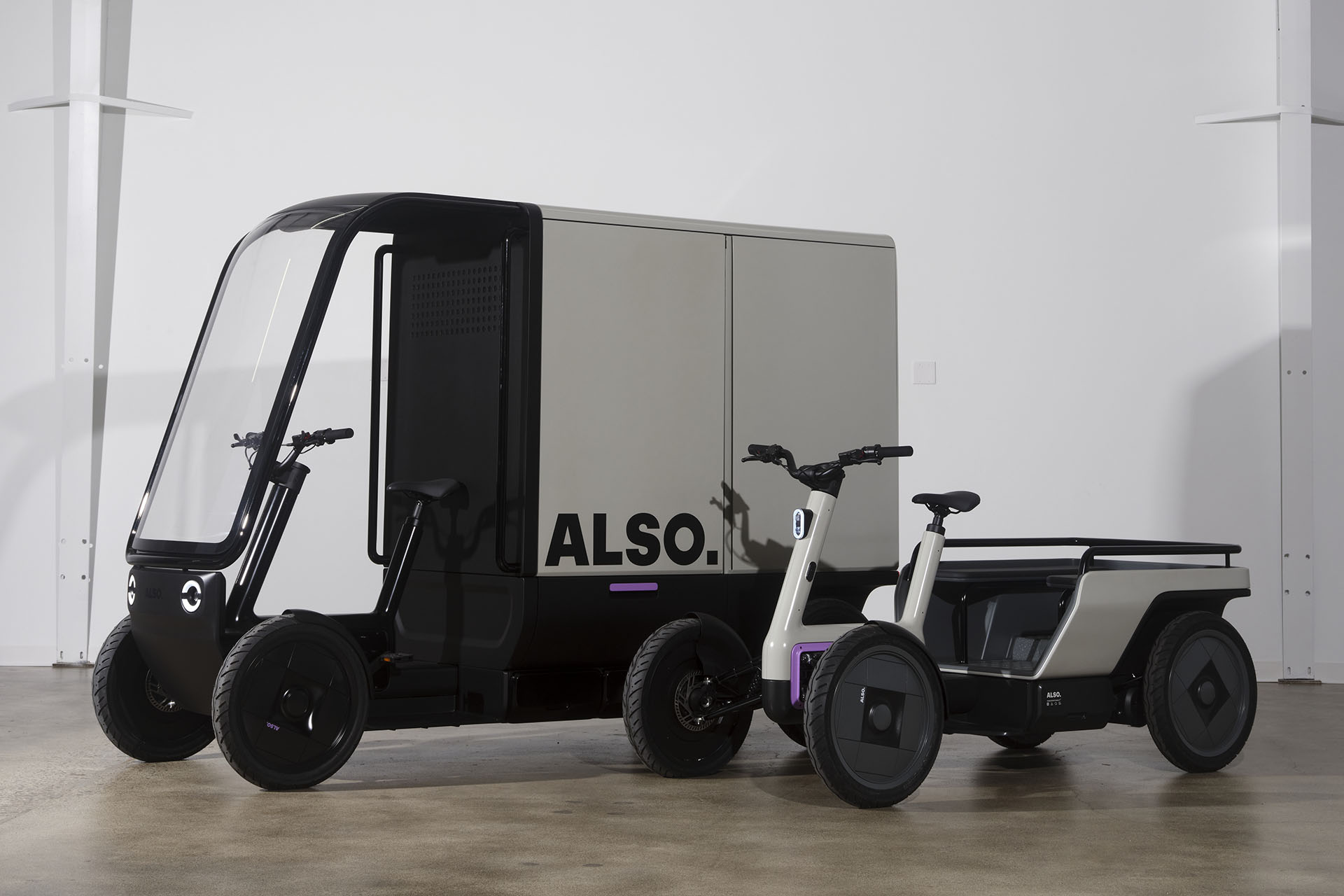 Also's quad for commercial uses cases (left) and a smaller quad for families (right).