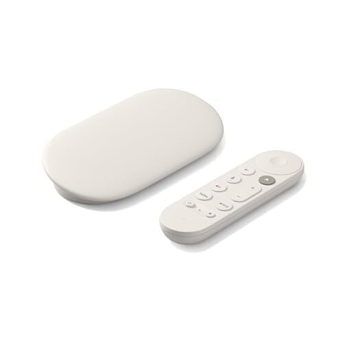 Google TV Streamer 4K 32GB With Voice Search Remote (Porcelain)