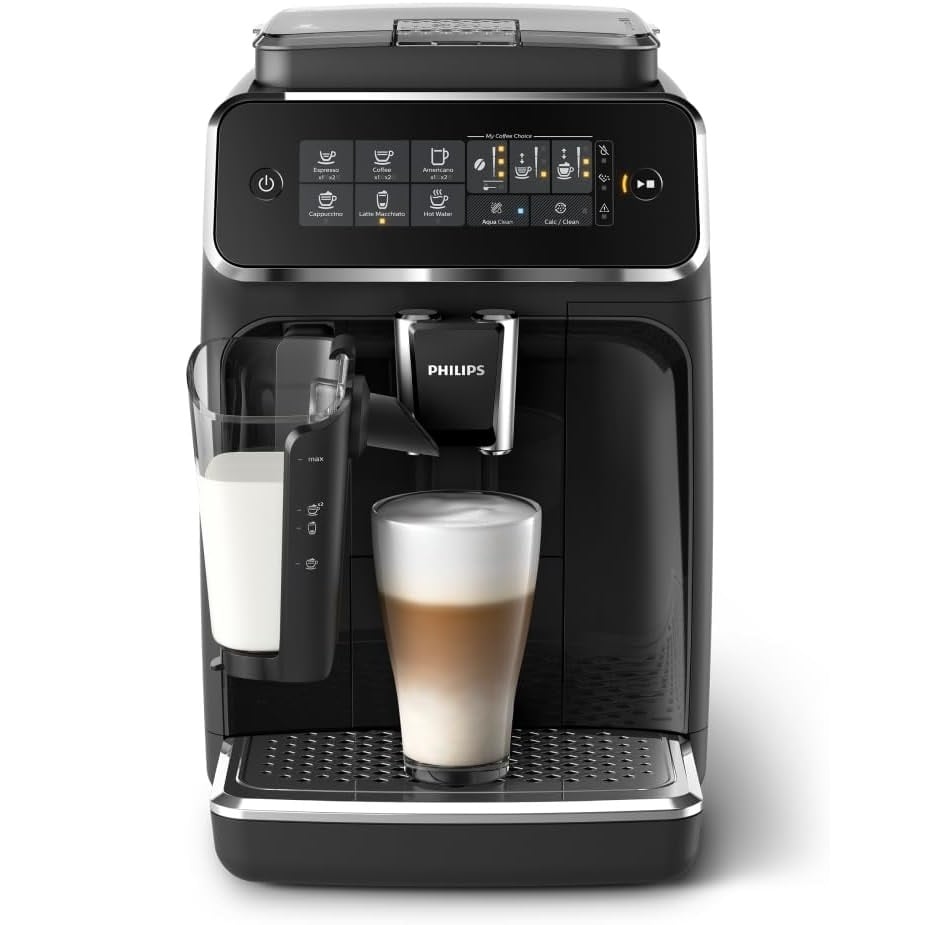 Philips 3200 Fully Automatic Espresso Machine + LatteGo Milk Frother