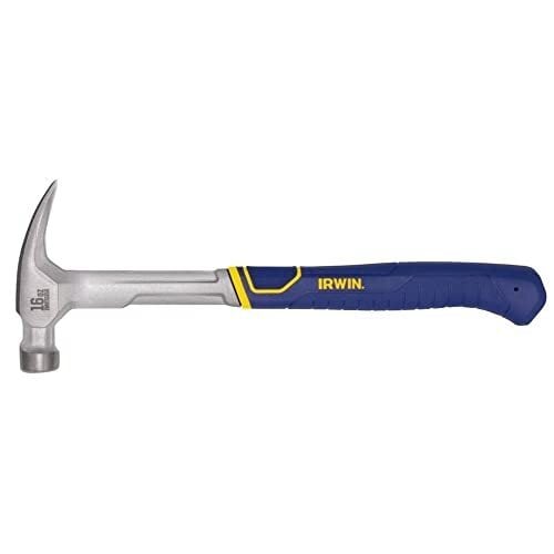 IRWIN Hammer, Rip Claw Hammer, Ergonomic Textured Grip, 16 OZ (IWHT51216)