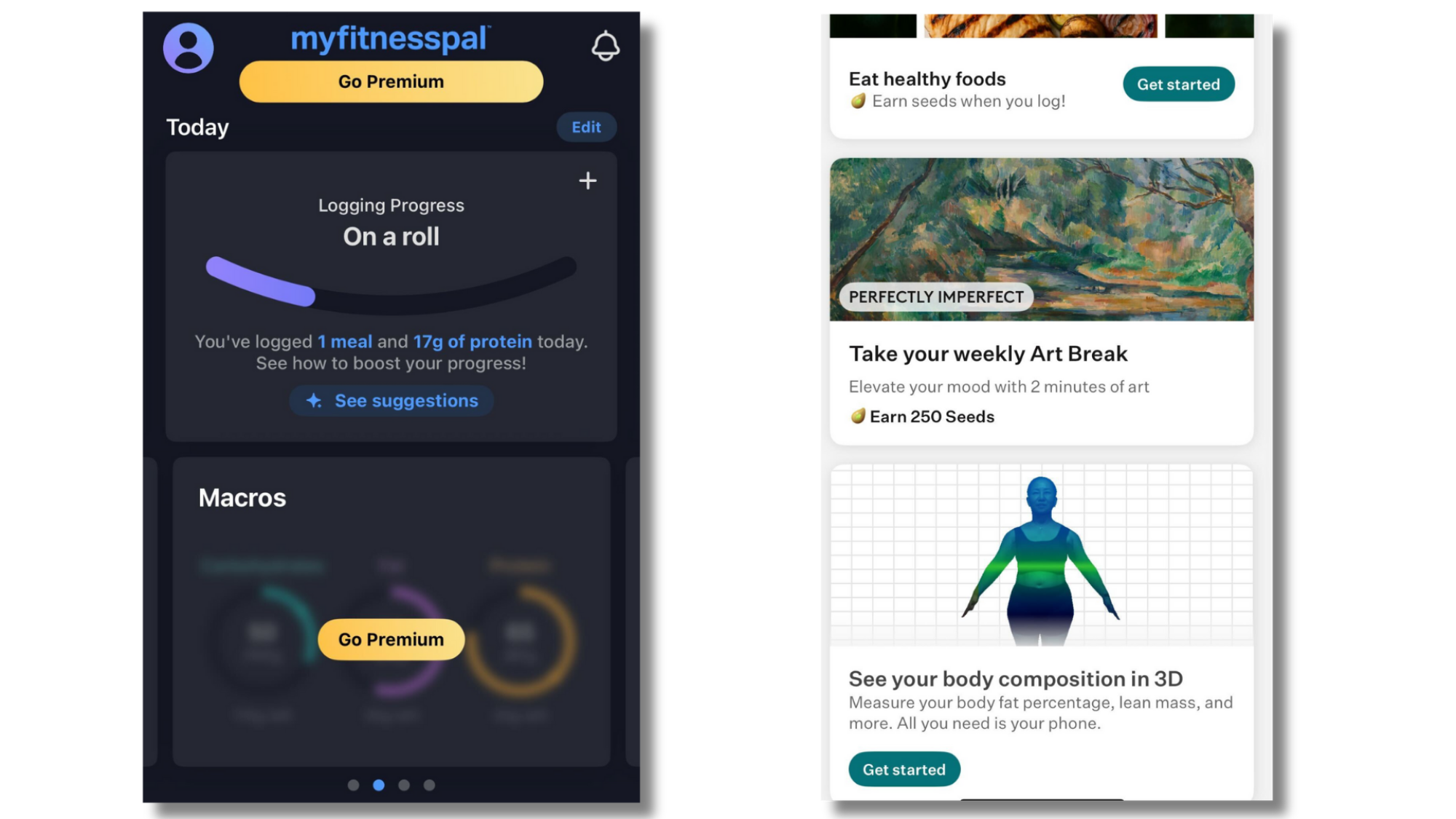 Noom versus MyFitnessPal