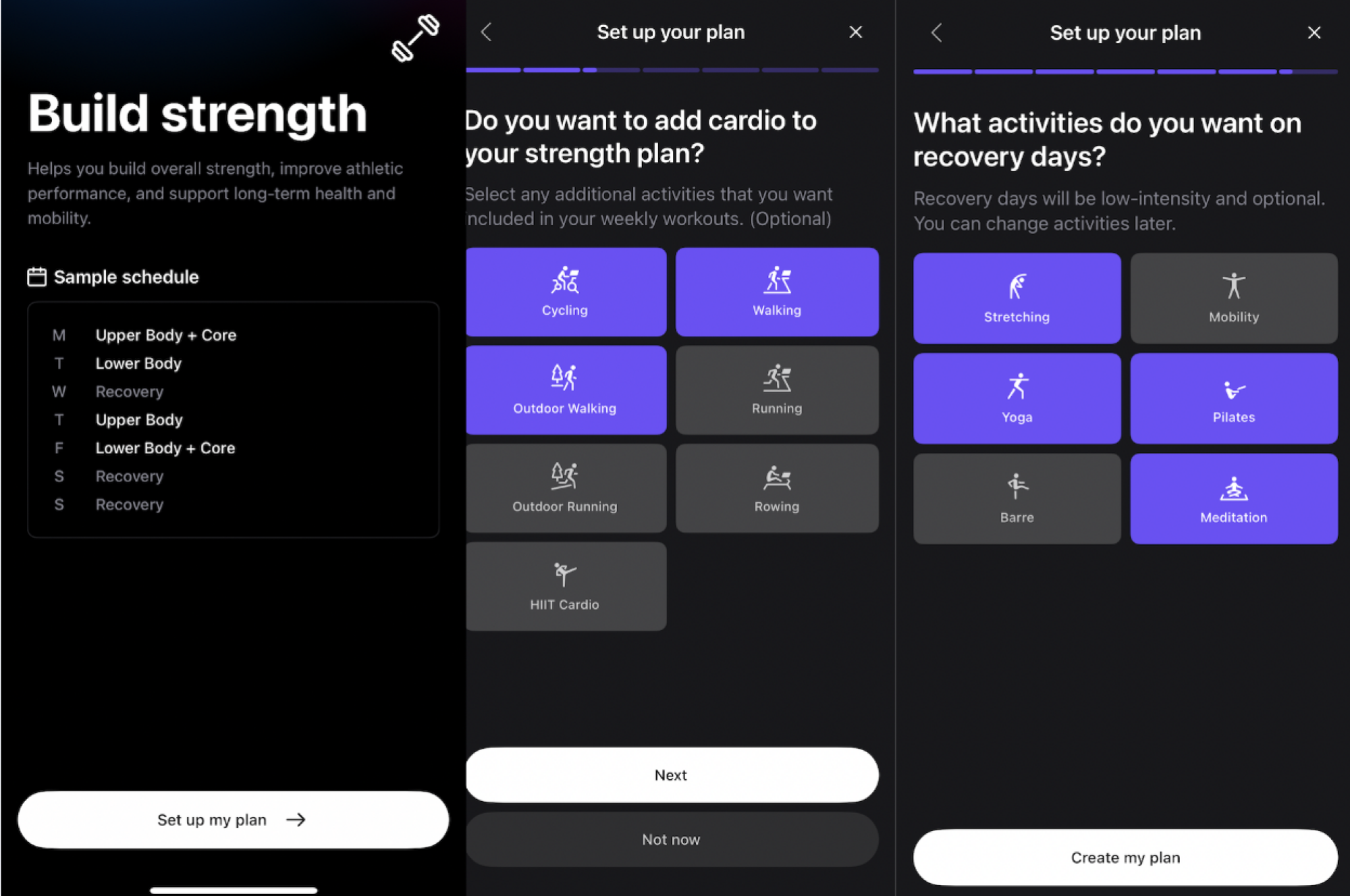 Peloton personal plan