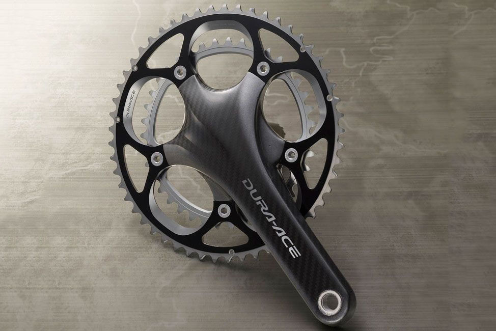 Carbon bike crankset