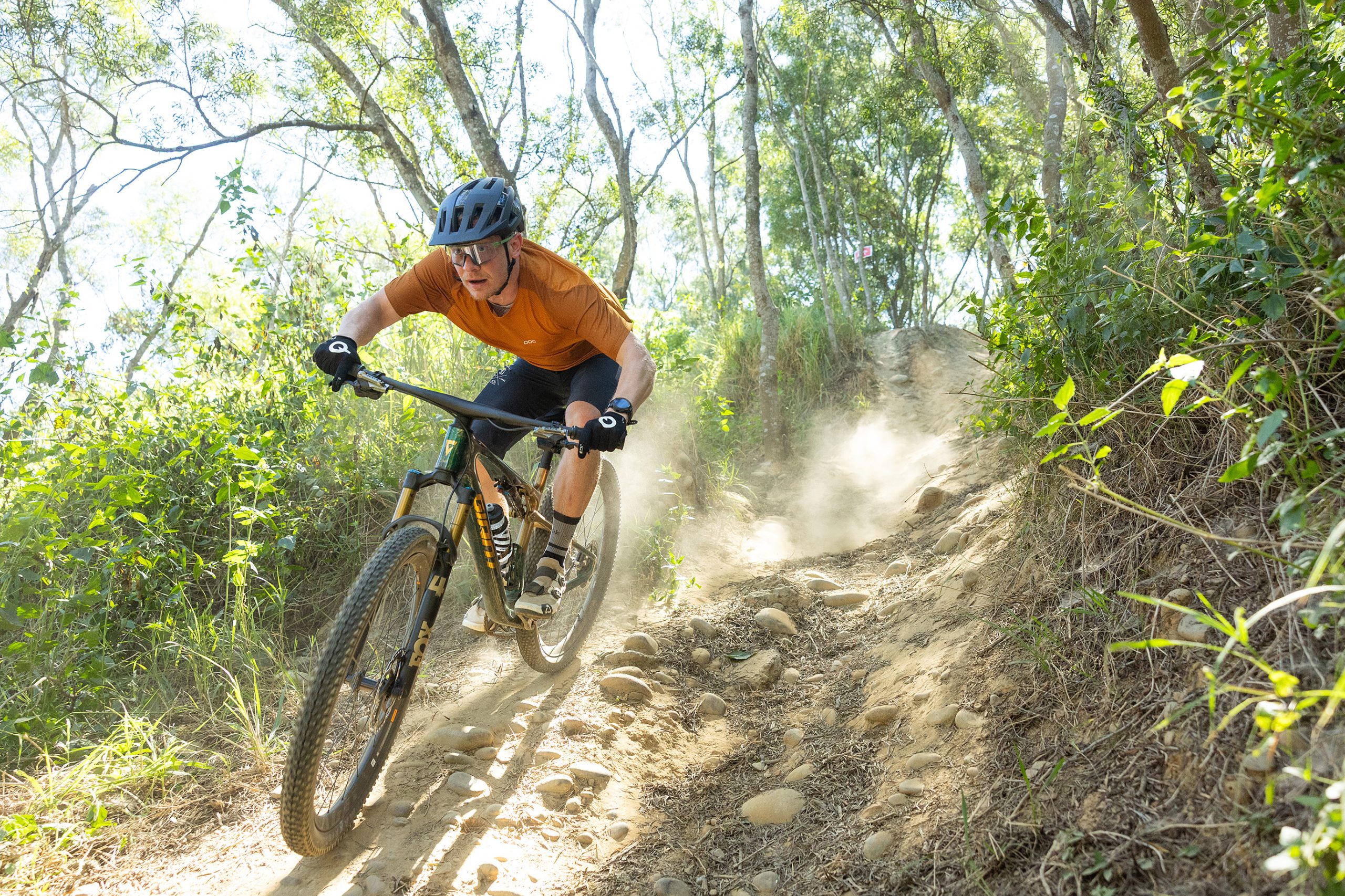 Giant Anthem X Advanced SL 0 going fast