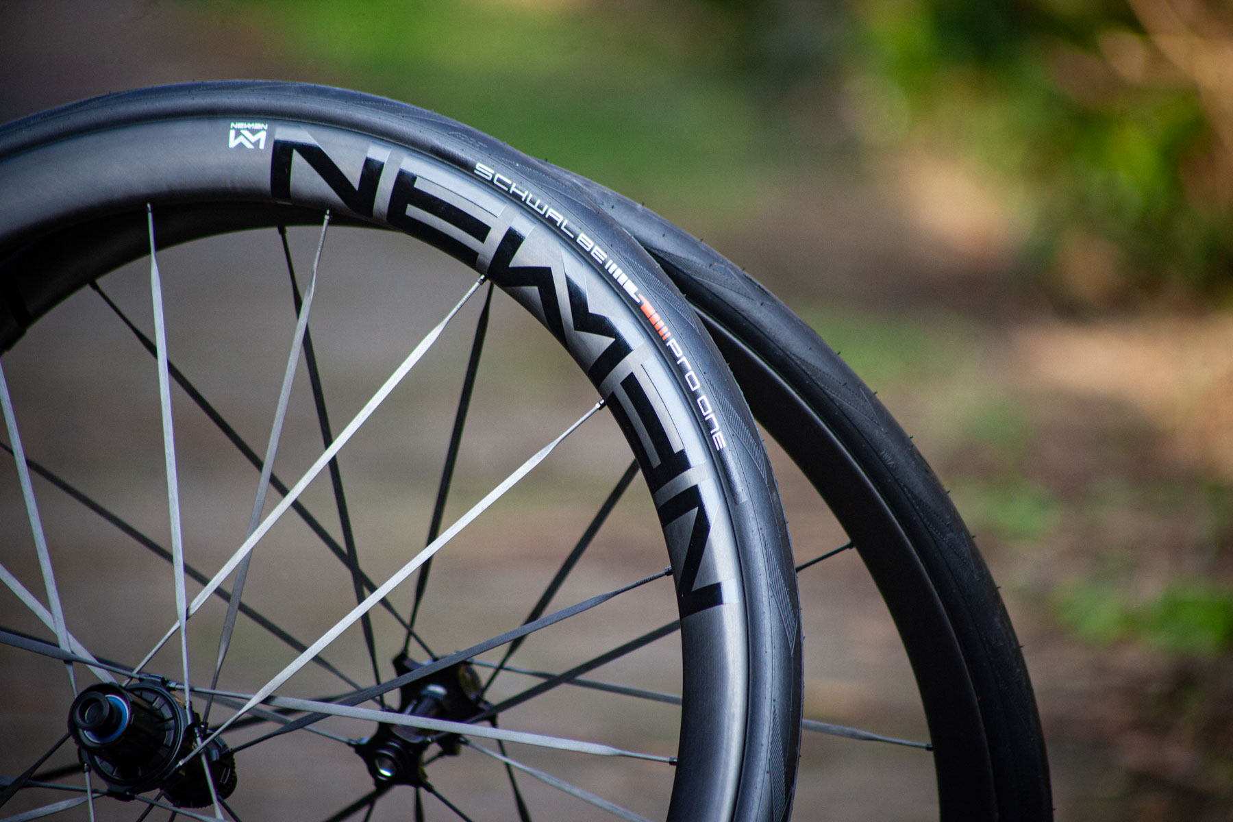 Newmen Streem Vonoa carbon rims are different heights front and rear