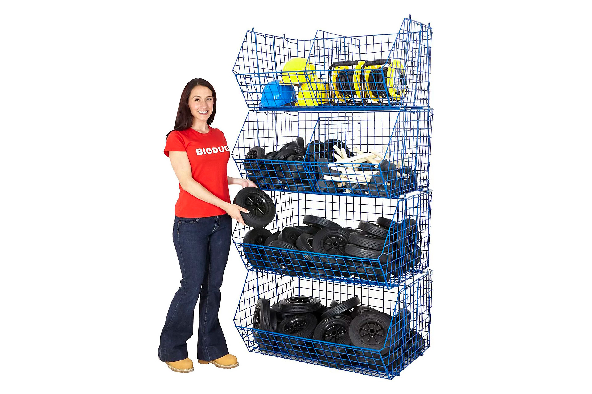 Wire Storage Basket Shelving