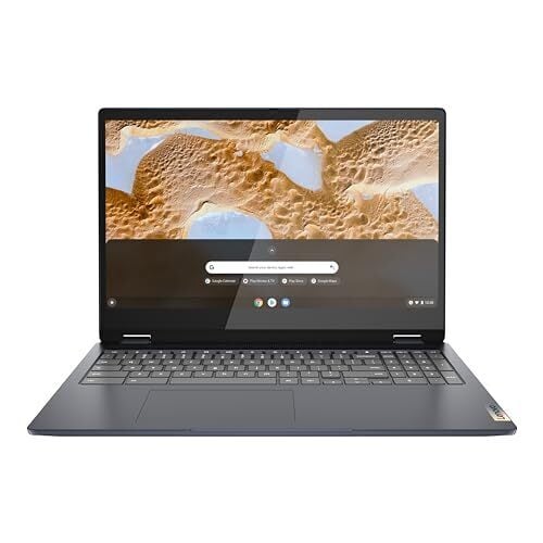 Lenovo IdeaPad Flex 3i Chromebook Laptop, Intel® UHD Graphics, 15.6” FHD Display, Intel Pentium N6000, 8GB RAM, 128GB SSD, 1920x1080 px, Touchscreen, Chrome OS, Abyss Blue