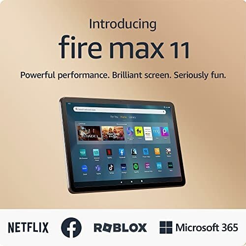 Amazon Fire Max 11 128GB Wi-Fi Tablet (2023 Model)