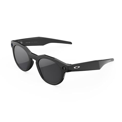 Oakley | Meta HSTN - with Meta AI, Audio, Photo, Video Compatibility - Black, Prizm™ Black Polarized