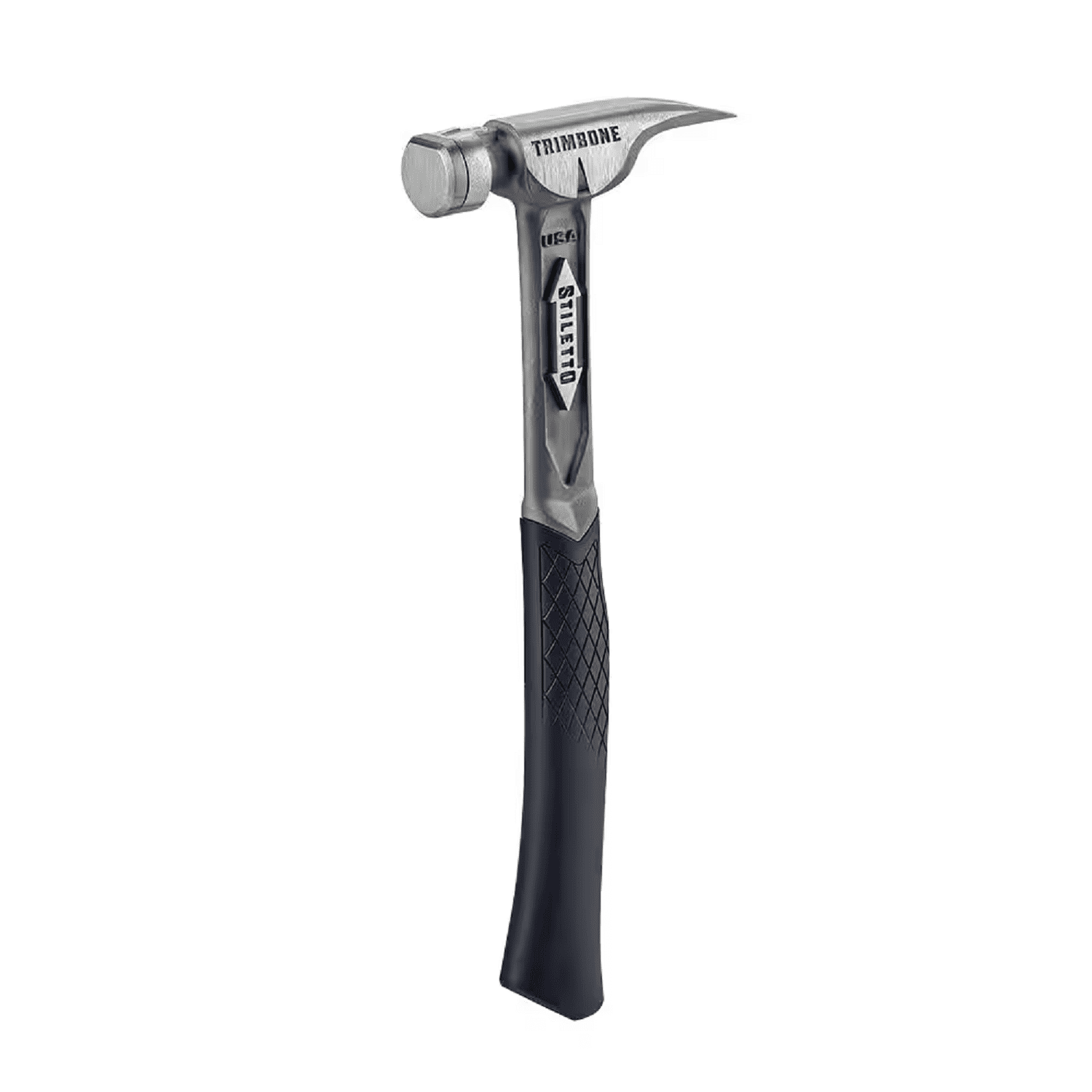 Stiletto TRIMBONE 10 Oz. Smooth-Face Framing Hammer with Curved Titanium Handle