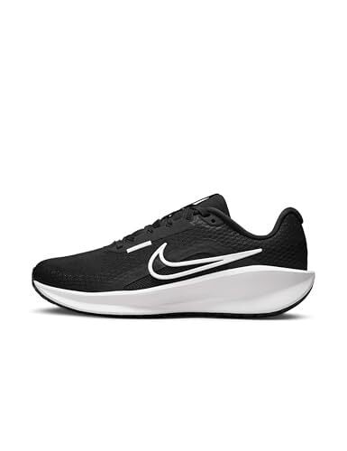 Nike Women's Downshifter 13 Road Running Shoes, Black/White-Dark Smoke Grey, 7.5