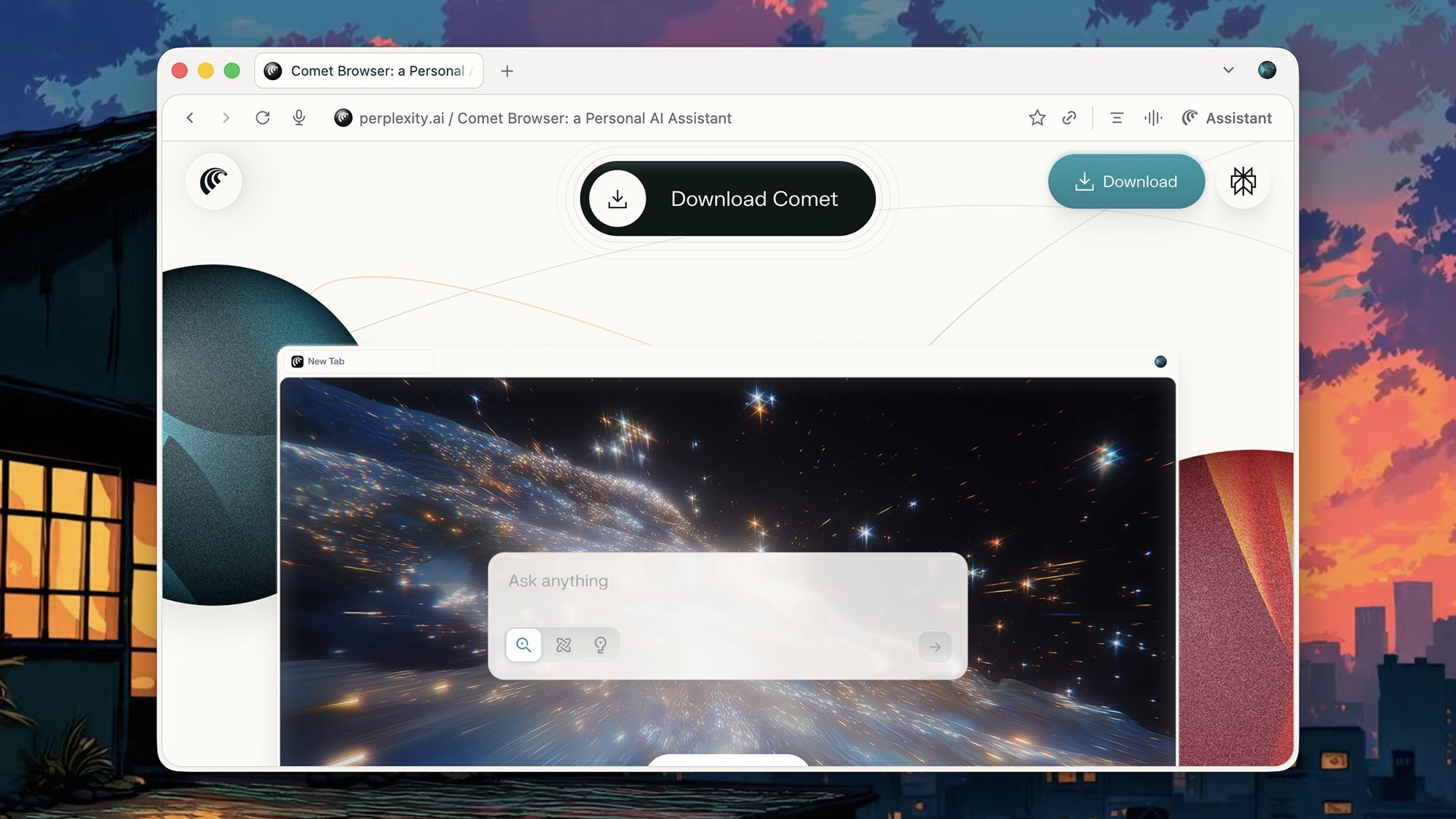 Perplexity Comet browser