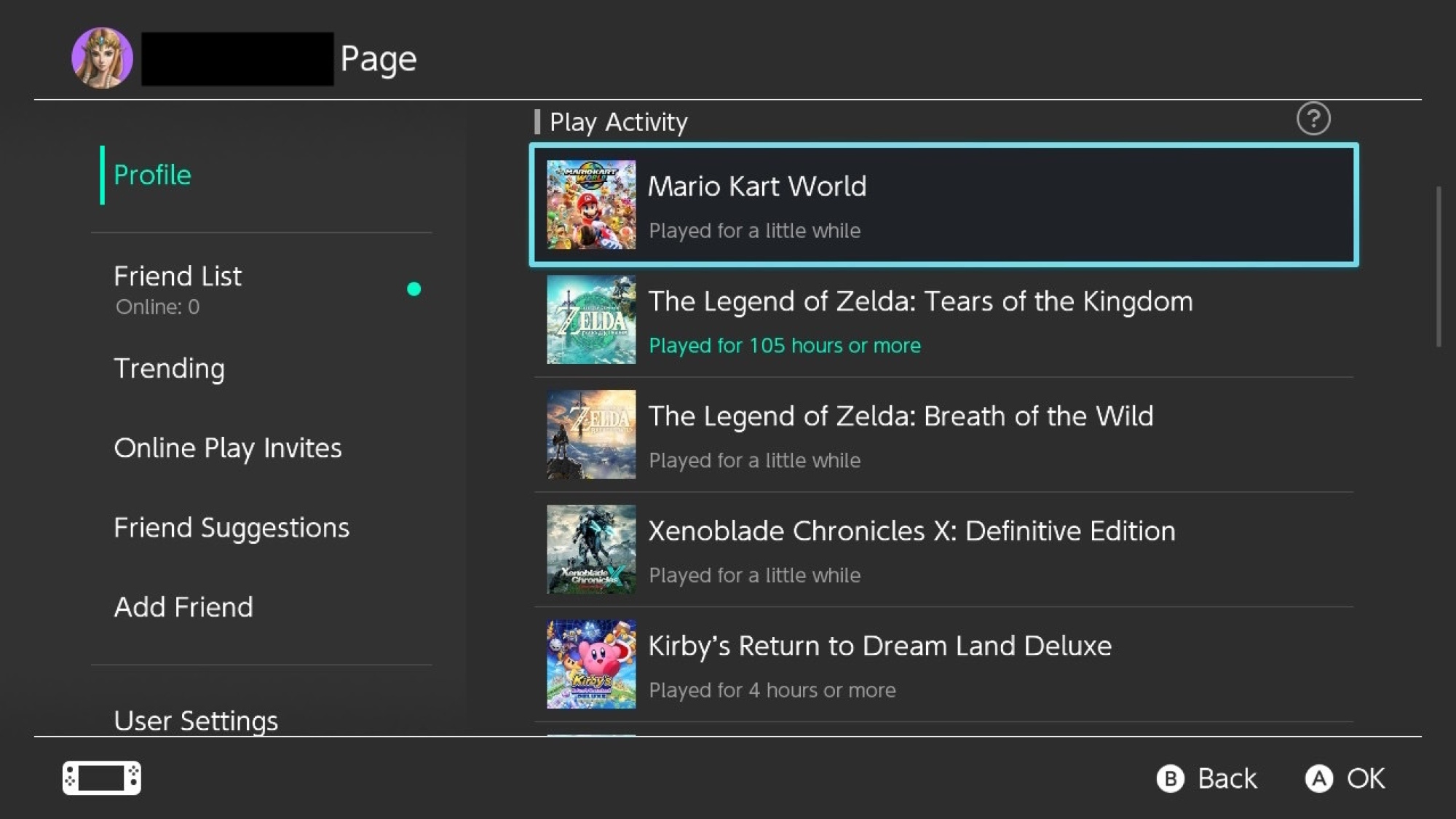 Nintendo Switch playtime