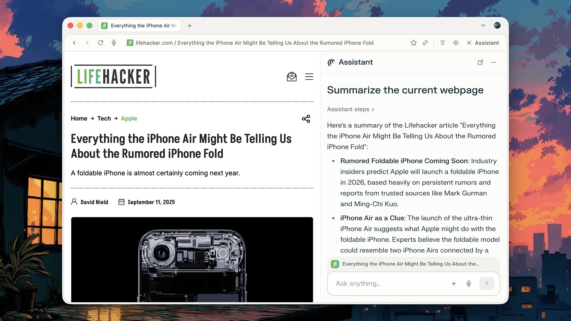 Perplexity Comet browser