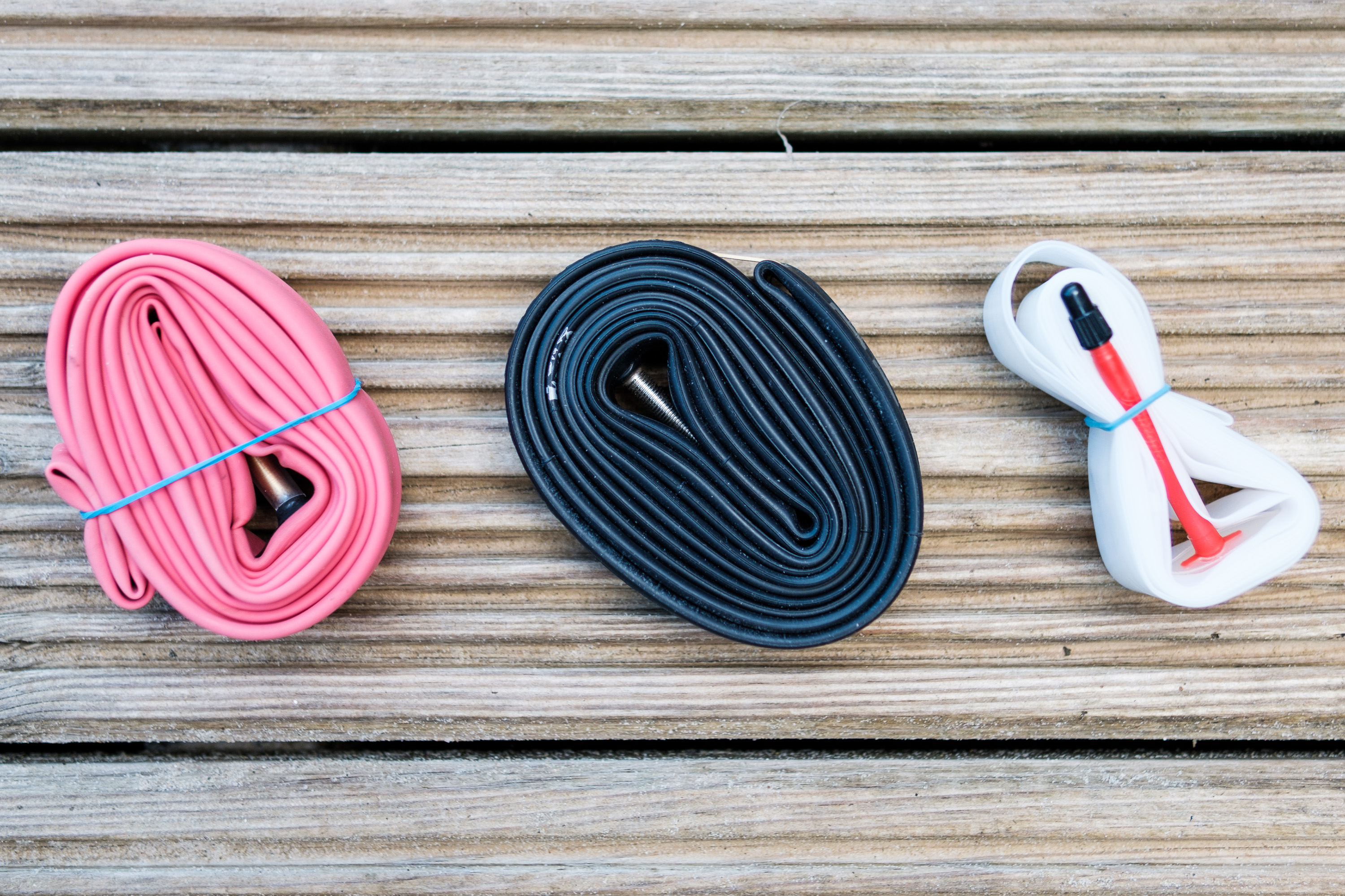 Latex, butyl and TPU inner tubes