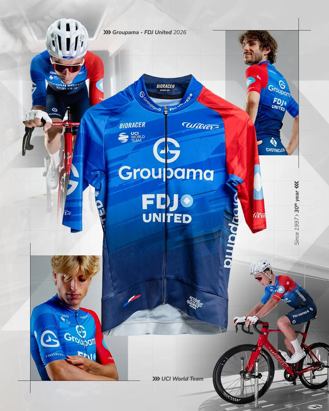 Groupama - FDJ United 2026 team kit
