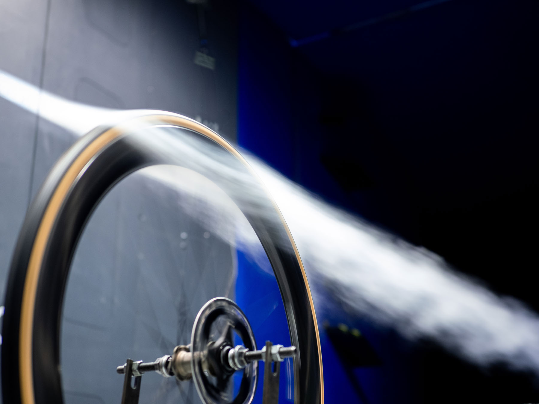 Oquo wheel being aero tested