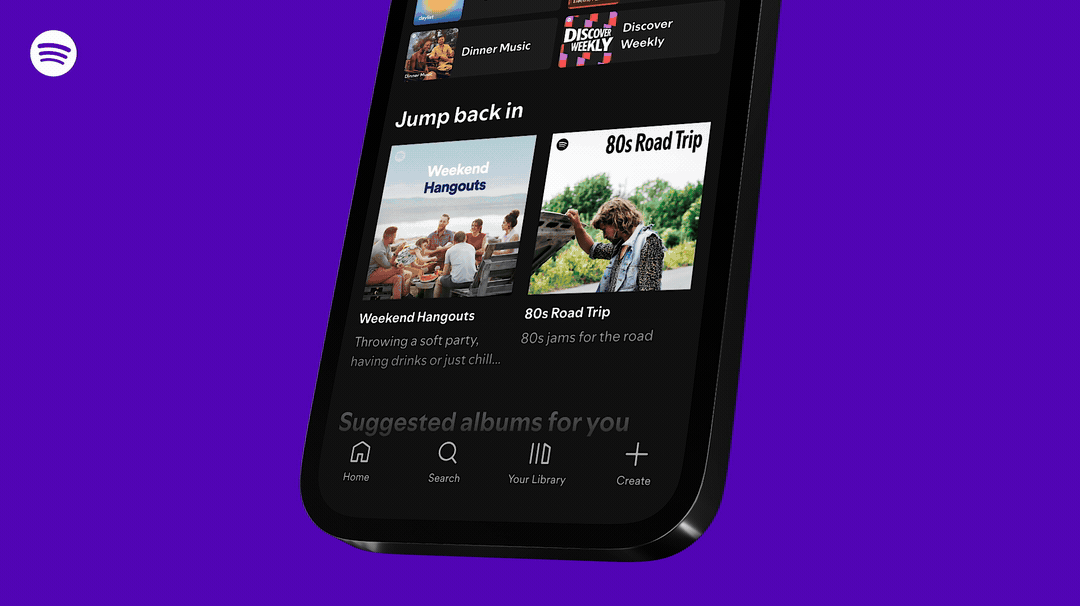 A gif showing how users will create a new Prompted Playlist.