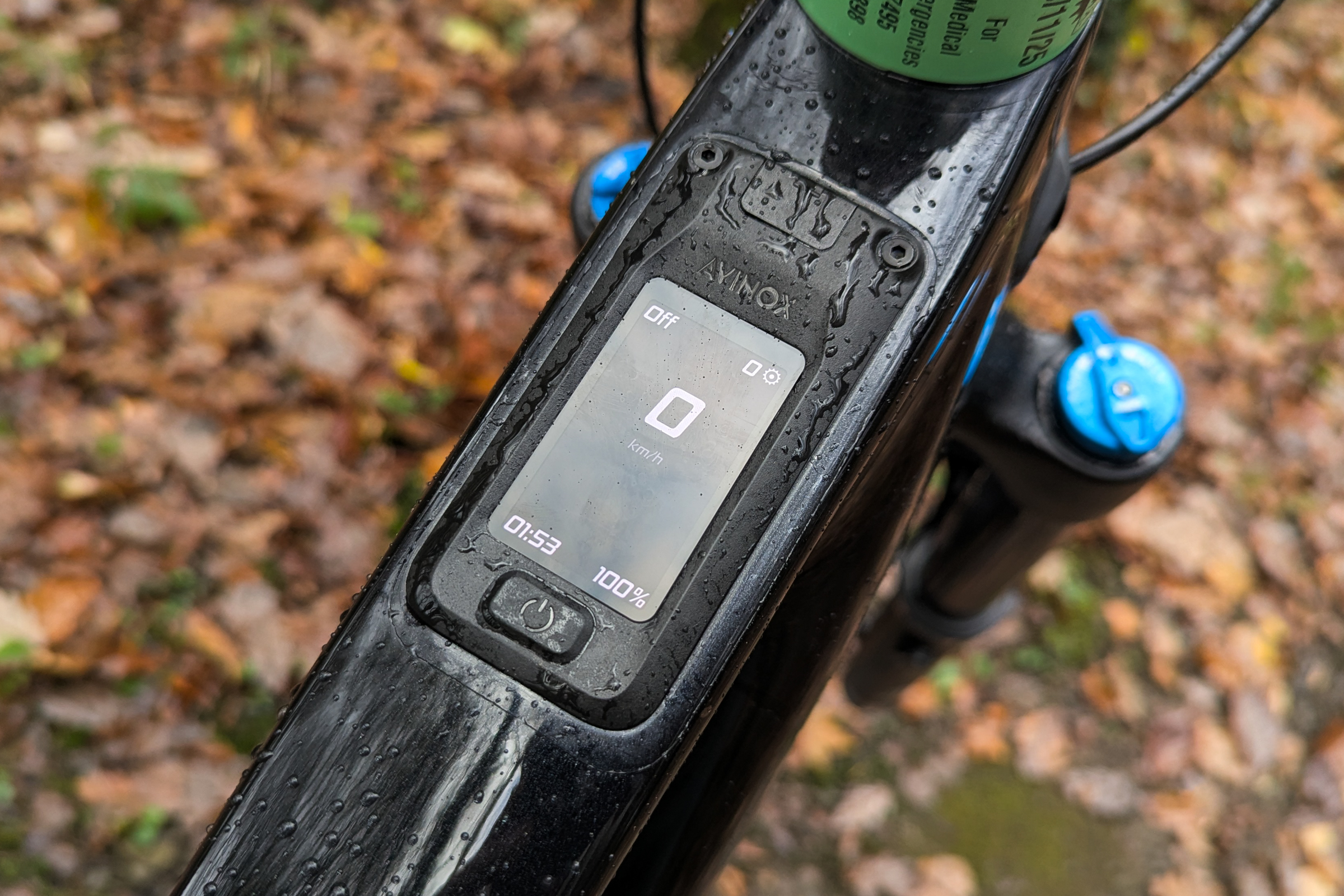 DJI controller screen.