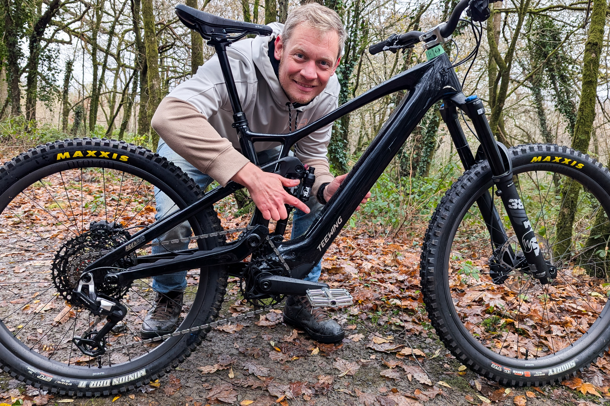 The TeeWing Flux enduro bike