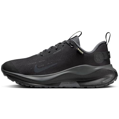 Nike InfinityRN 4 Gore-TEX Women's Waterproof Road Running Shoes (FB2197-002, Black/Volt/Anthracite) Size 9