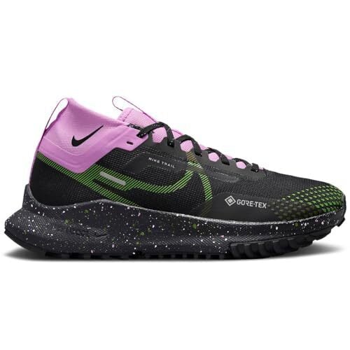 Nike Pegasus Trail 4 Gore-TEX Women's Waterproof Trail Running Shoes (FN7102-010, Black/Light Magenta/Pink Foam/Chlorophyll) Size 9