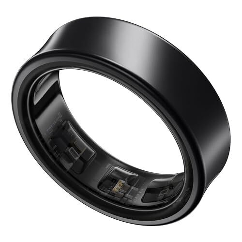 Samsung Galaxy Ring, AI Smart Ring, Size First w/Sizing Kit, No App Subscription, Fitness Monitor, Sleep Tracker, Up to 7-Day Battery, Size 13, Titanium Black [US Version, 1Yr Manufacturer Warranty]