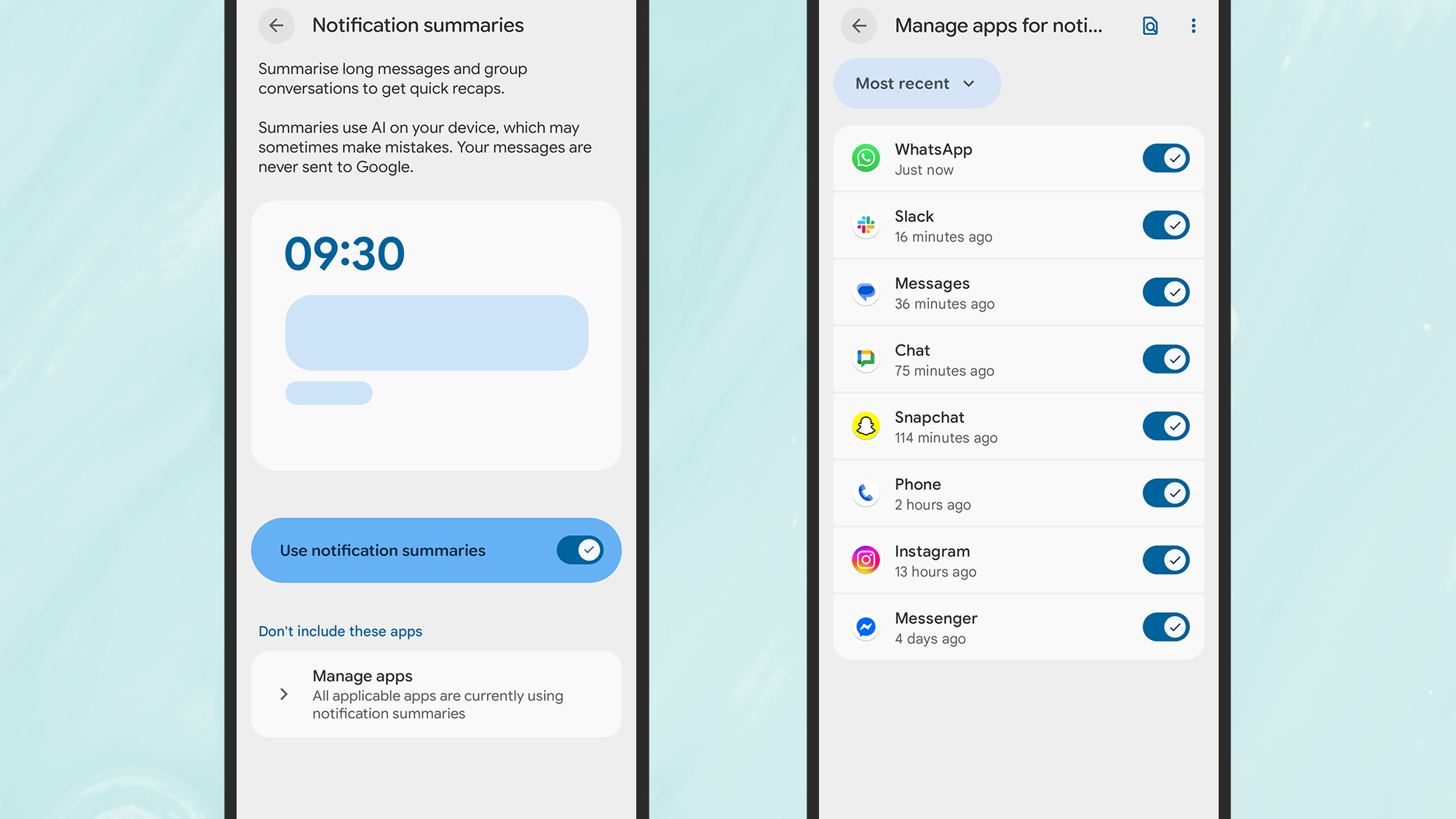Android 16 AI notification summaries